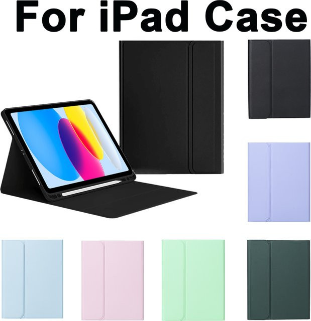 Apple iPad Air 11 Hülle mit Stifthalter in Pink für iPad Air 11 10. und 11. Gen sowie iPad Pro 11 und 12.9 M2 M3 M4 und iPad Mini 6 - Bild 1