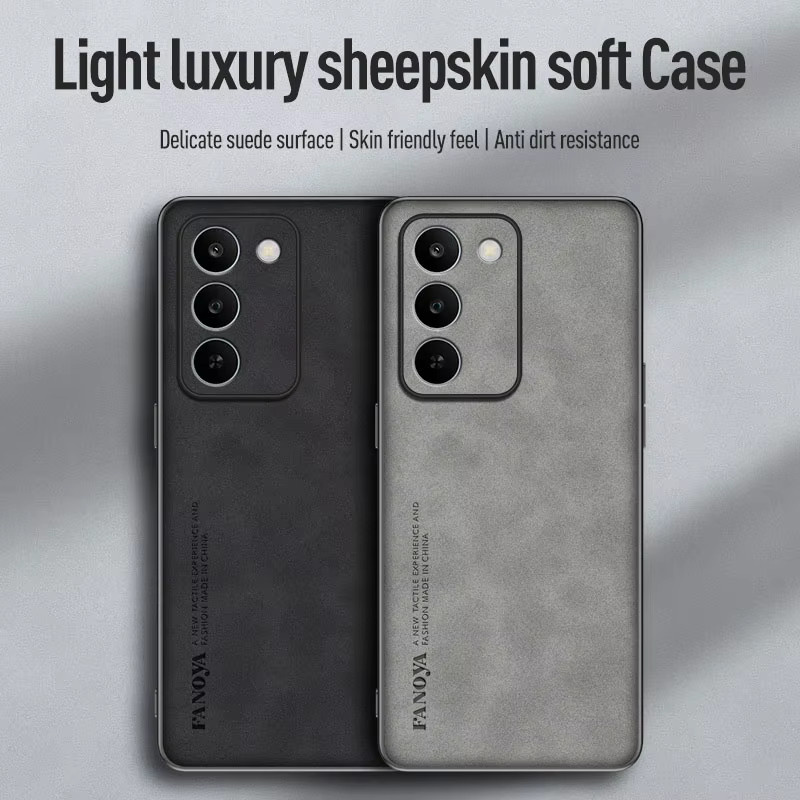 EUCAGR Luxus PU Leder Handyhülle für Realme C83 in Schwarz, stoßfeste Silikon-Schutzhülle - Bild 4