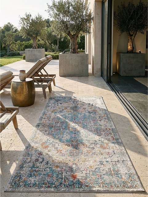 Kadima Outdoor-Läufer LIMMAT Niederflor Mehrfarbig B/T: 80 x 300 cm - Bild 1