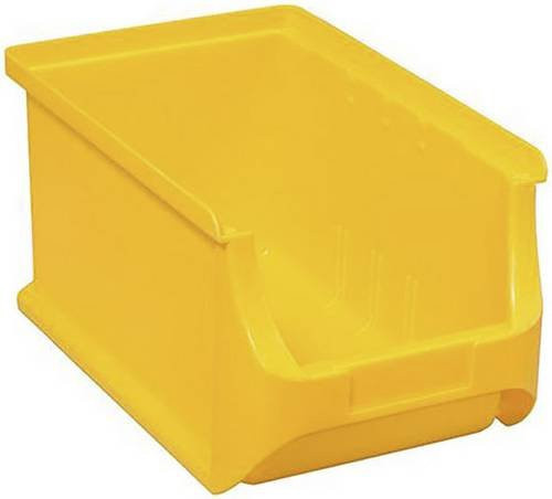 Allit Sichtlagerkasten Gelb B: 15,0 cm, H: 12,5 cm, T: 23,5 cm - Bild 1
