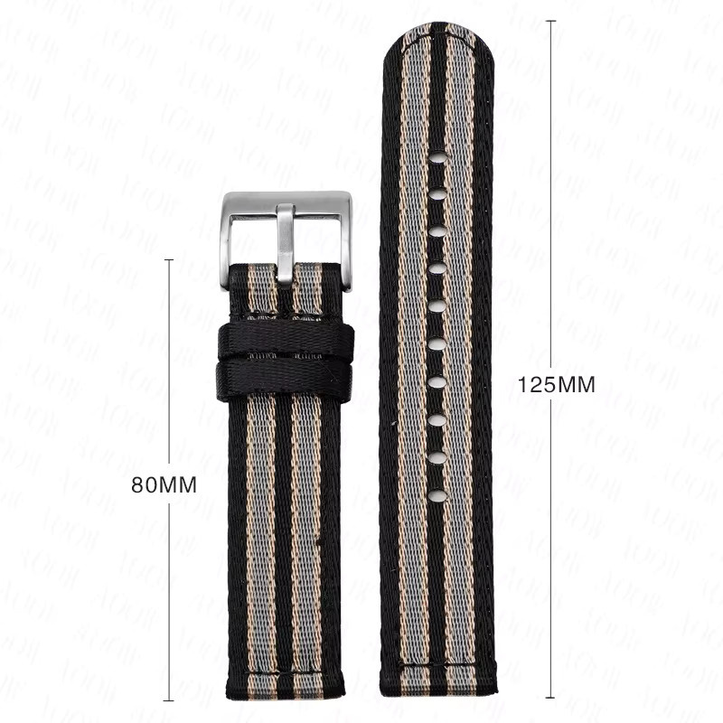 Uhrenarmband Nylon, geflochten, Unisex - Bild 5
