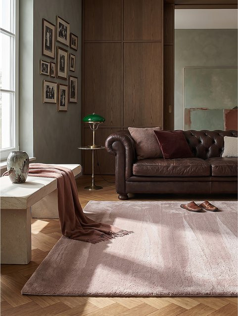 RUTOR Kadima Design Kurzflor Teppich in Rosa mit abstraktem Muster, B: 160 cm, T: 220 cm - Bild 1