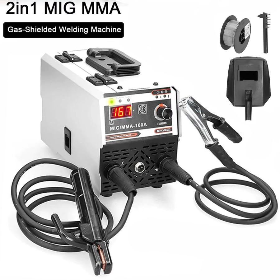 Bromose 2-in-1 MIG MMA IGBT DC-Inverter-Schweißer mit automatischer Drahtzuführung und gasfreiem Lichtbogenschweißen - Bild 6