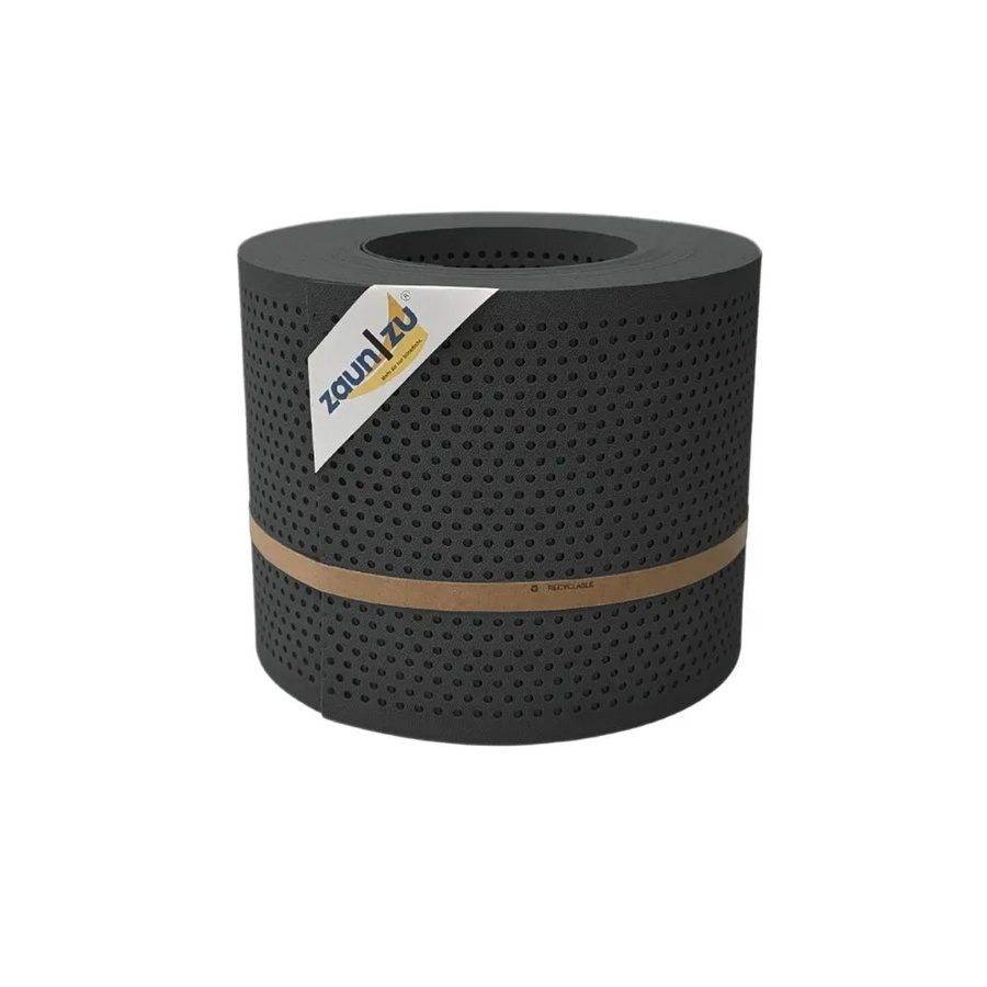 zaun zu Sichtschutzstreifen PP Premium gelocht semi-transparent Anthrazit 26m - Bild 2