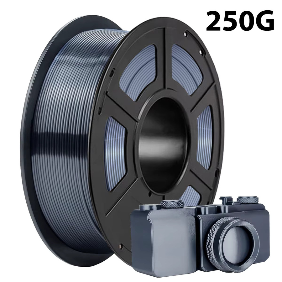3D Maliang PLA Seide Filament Zweifarbig Silber Schwarz 1,75mm für FDM 3D-Drucker - Bild 5