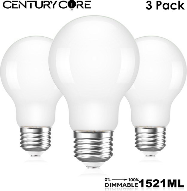 Grensk LED-Lampen Set E27, 3 Stück, 12 W, 1521 lm, dimmbar, Warmweiß - Bild 1
