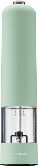 SILVERCREST Salz- und Pfeffermühle elektrisch mit Keramikmahlwerk in Mint Green - Bild 1