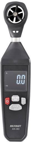 Voltcraft AN-80 Anemometer in Schwarz mit Messbereich 0,3 bis 30 m/s - Bild 1