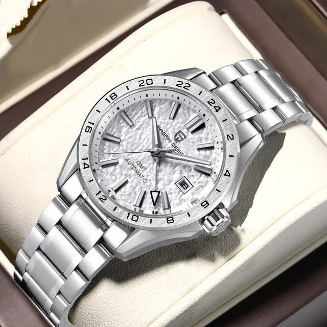 PAGANI DESIGN Automatik-Armbanduhr, GMT, Edelstahl, 40 mm, Herren - Bild 1