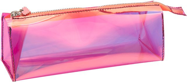 Rico Design Paper Poetry Etui Pink Transparent mit Reißverschluss B: 19,0 cm, H: 6,5 cm - Bild 1