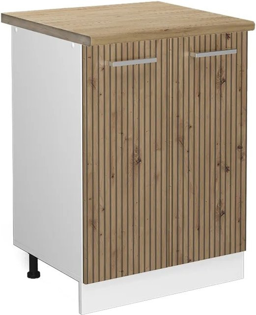 Vicco Küchenunterschrank R-Line Küchenkommode Artisan-Eiche/Weiß Breite: 60 cm - Bild 1