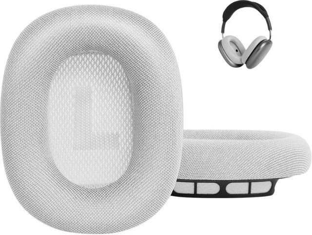 Ersatz-Netzgewebe Ohrpolster für Apple AirPods Max Over-Ear Kopfhörer in Weiß - Bild 1