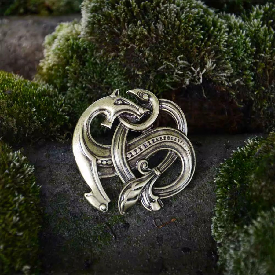 Brosche Drache, Nostalgie, Unisex - Bild 2