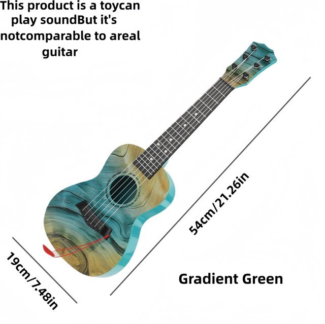 Linyi toy Gitarre hellgrün 3-6 Jahre - Bild 1