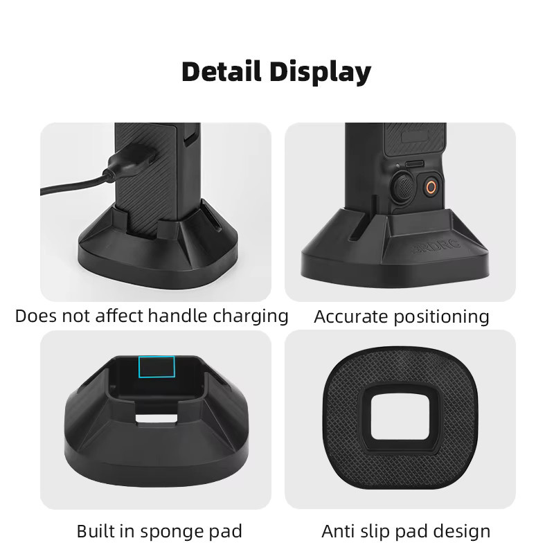 DJI Tischhalterung für OSMO Pocket 3 Gimbal in Schwarz für Live-Streaming und Videoaufnahmen - Bild 4
