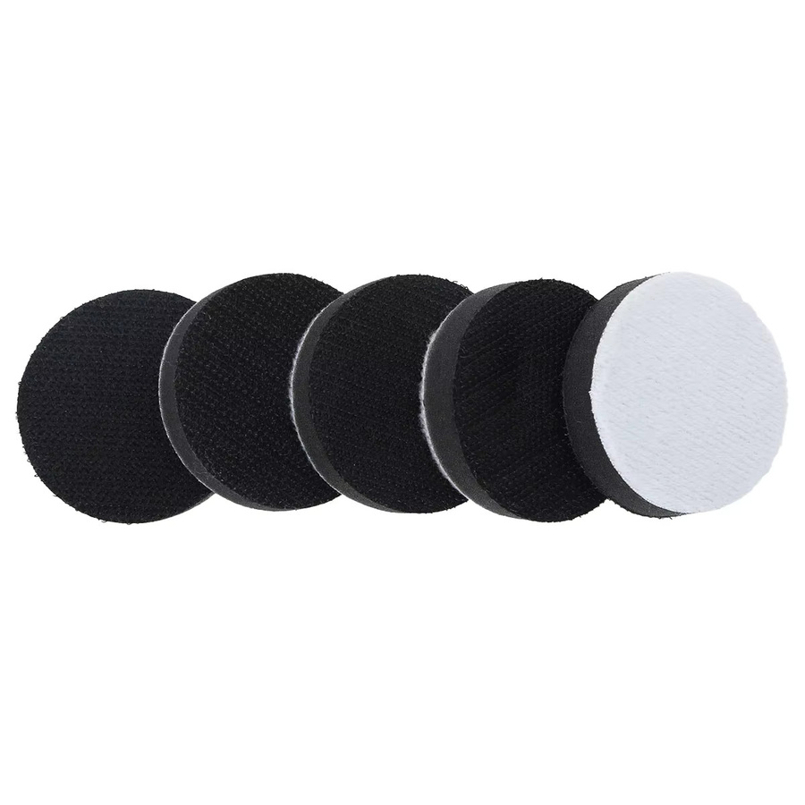 DAZZLEEX 5er Set Weiche Dichte Schwamm Interface Pads als Polierkissen und Puffer Stützteller für Polierwerkzeuge, Durchmesser: 50 mm und 75 mm - Bild 3