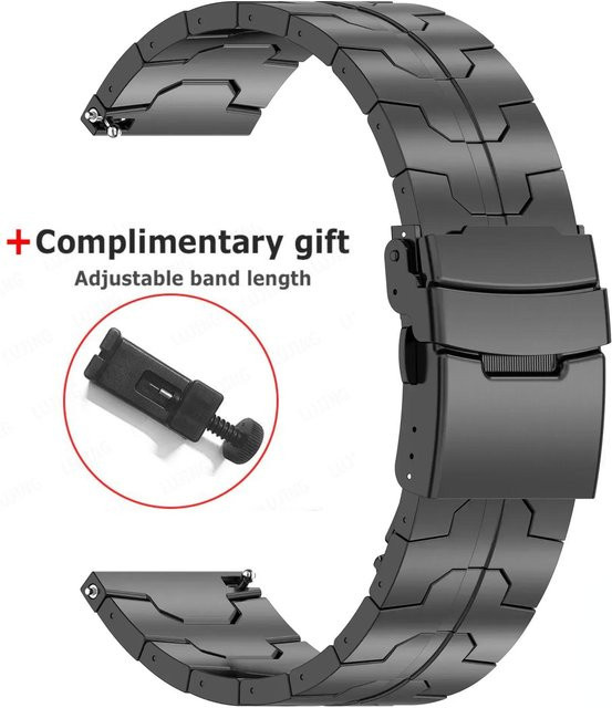 Uhrenarmband Titan, schwarz, Unisex - Bild 1