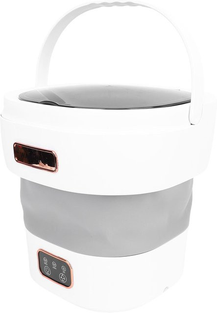 Tragbare Mini Waschmaschine von aimo in Weiß mit 12L Fassungsvermögen, faltbares Top-Loader-Design für Studentenwohnheime und Hotels - Bild 1