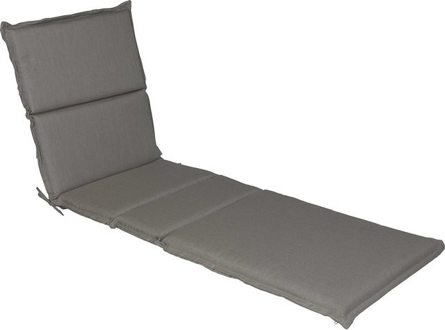 Stern Malaga Liegekissen in Graubraun mit Reißverschluss, B: 60 cm, L: 198 cm, H: 6 cm - Bild 1