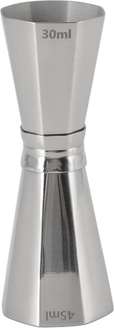 CosyHome Doppel-Cocktail-Jigger aus 304 Edelstahl mit Skala in Grau - Bild 1