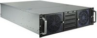 Inter-Tech Server-Gehäuse 3U-30765 in Schwarz und Silber - Bild 1