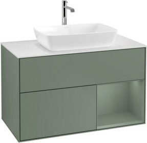 V&B Waschtischunterschrank Finion 100 in Lackausführung, B/T/H: 100 x 50,1 x 50,1 cm - Bild 1