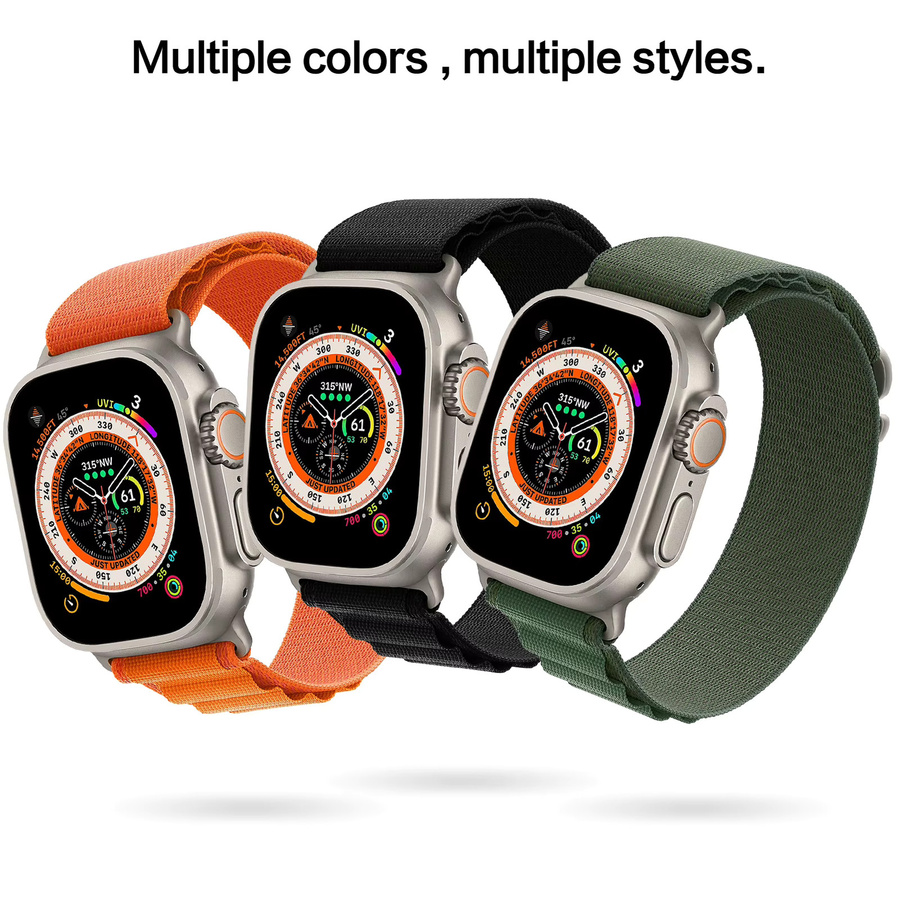 YAYUU Uhrenarmband, Textil/NATO, Titan, Schwarz - Bild 2