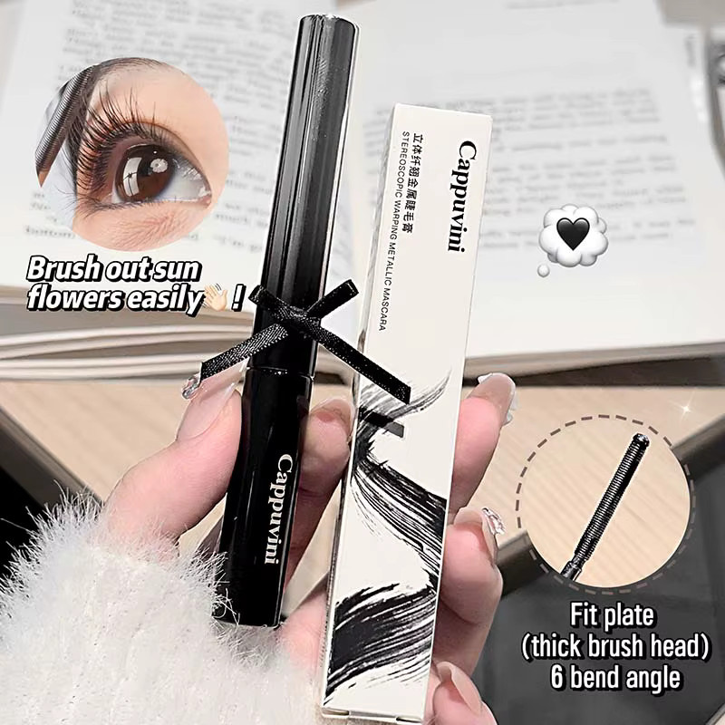 Cappuvini Mascara, Metallic, wischfest und wasserfest - Bild 3