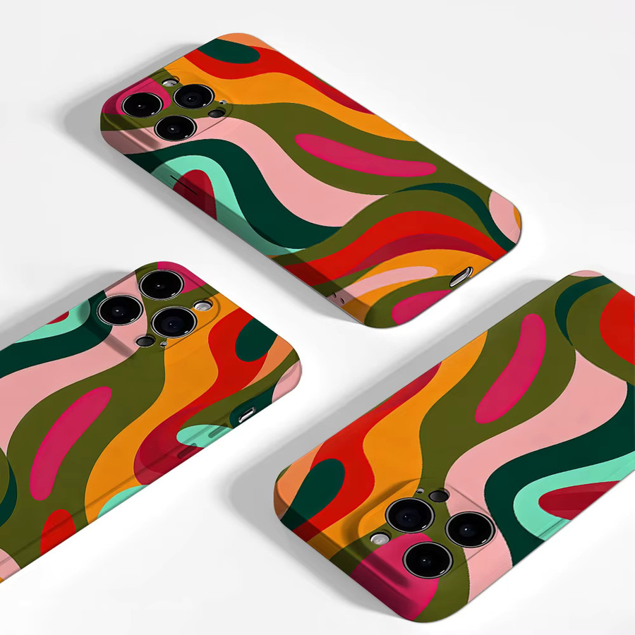 Aurea Case Matte Bumper MagSafe Schutzhülle für iPhone 13 bis 17 Pro Max in Multicolour - Bild 3