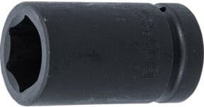 BGS Kraft-Steckschlüssel-Einsatz Sechskant tief 5500-33 mit 25 mm (1 Zoll) Antrieb und 33 mm Schlüsselweite in Schwarz - Bild 1