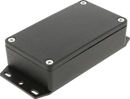 Hammond Electronics Universal-Gehäuse 1550Z106FBK aus Aluminium in Schwarz B/T/H: 11,5 x 6,6 x 3,0 cm - Bild 1