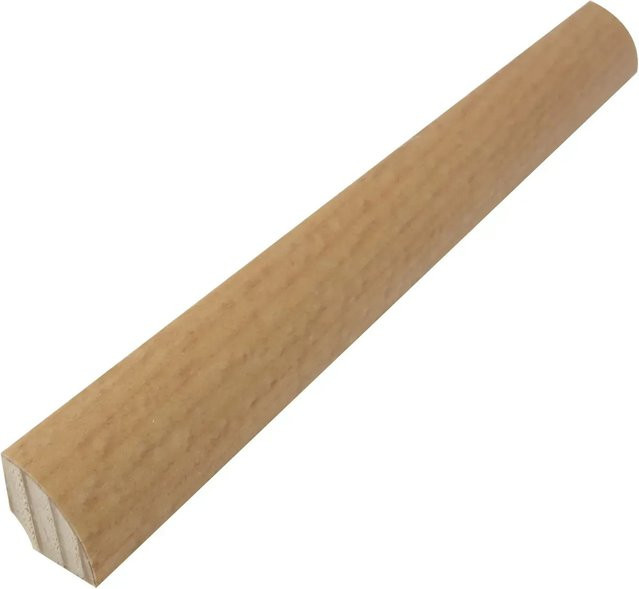 Viertelstab Döllken Profiles aus Buche gedämpft, Farbe: Beige/Braun, B/T/H: 1,4 x 1,4 x 250 cm - Bild 1