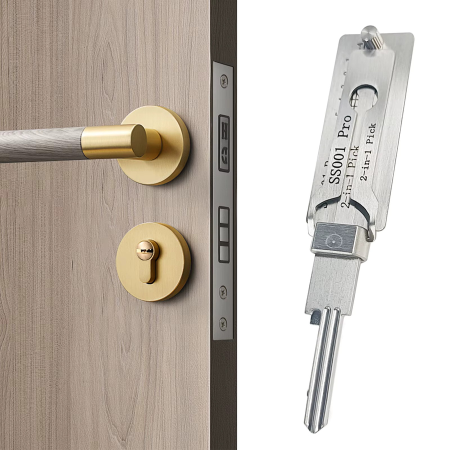 ANENG Lockpicking Lock Decoder O-Ring Pickup Kit Präzisions-Schlosserwerkzeug zur Türwartung und Reparatur - Bild 2