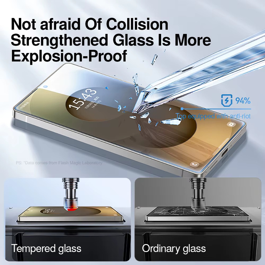 SmartDevil AR Gehärteter Glasfilm für Samsung S26 Ultra und Samsung S25 Ultra, Transparent, Anti-Fingerabdruck mit staubfreier Box - Bild 2