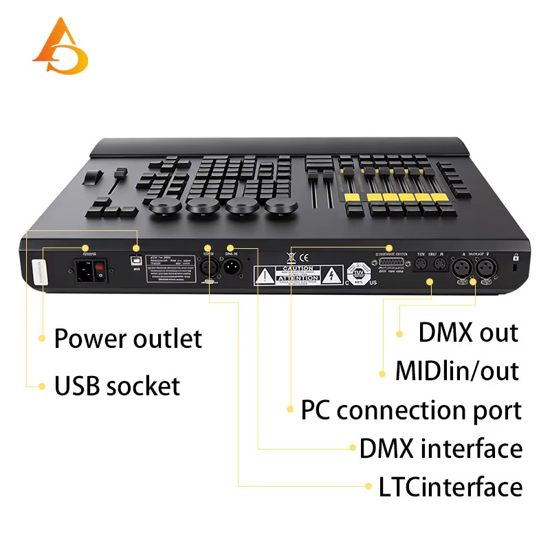 MA Command Wing Fader Wing DMX 512 Bühnenlicht-Controller mit Hintergrundbeleuchtung in Schwarz für LED-Par-Scheinwerfer, Moving-Heads und Spotlights - Bild 2