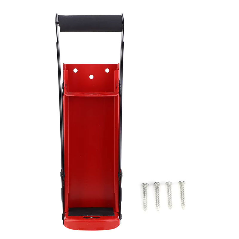 Fdit Flaschenbrecher und Dosenbrecher aus rotem Stahl mit Gummigriff für 500 ml Flaschen und Kunststoffflaschen-Recycling, B/T/H: 32,5 x 10,0 cm - Bild 2