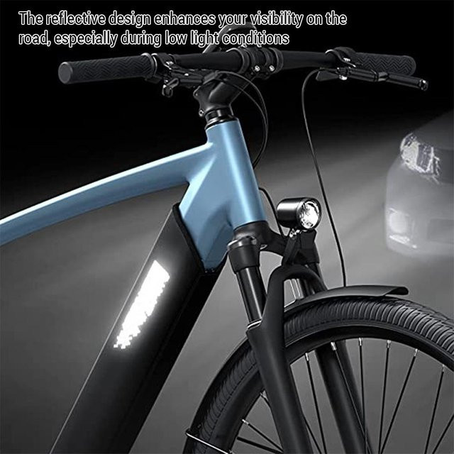 Shoemst E-Bike Akku Schutzhülle aus Neopren in Orange, wasserdicht und reflektierend - Bild 1