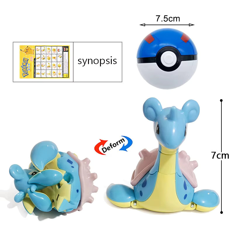 zhuangchen Pokémon Pokeball, Actionfigur, Pikachu Mewtwo Gyarados - Bild 2