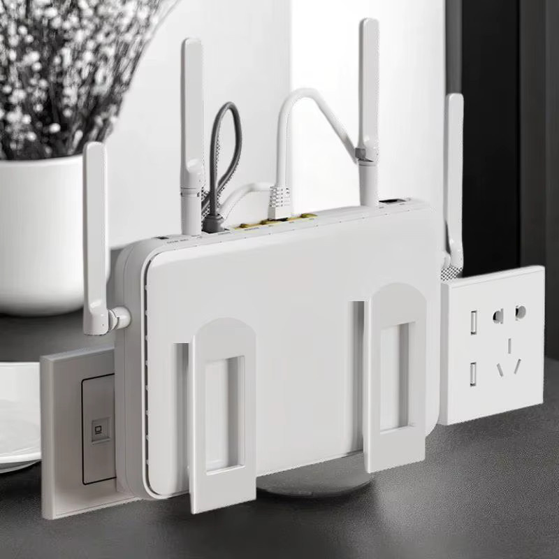 Wandhalterung für Router und Set-Top-Box in Weiß zur WLAN-Unterstützung - Bild 2