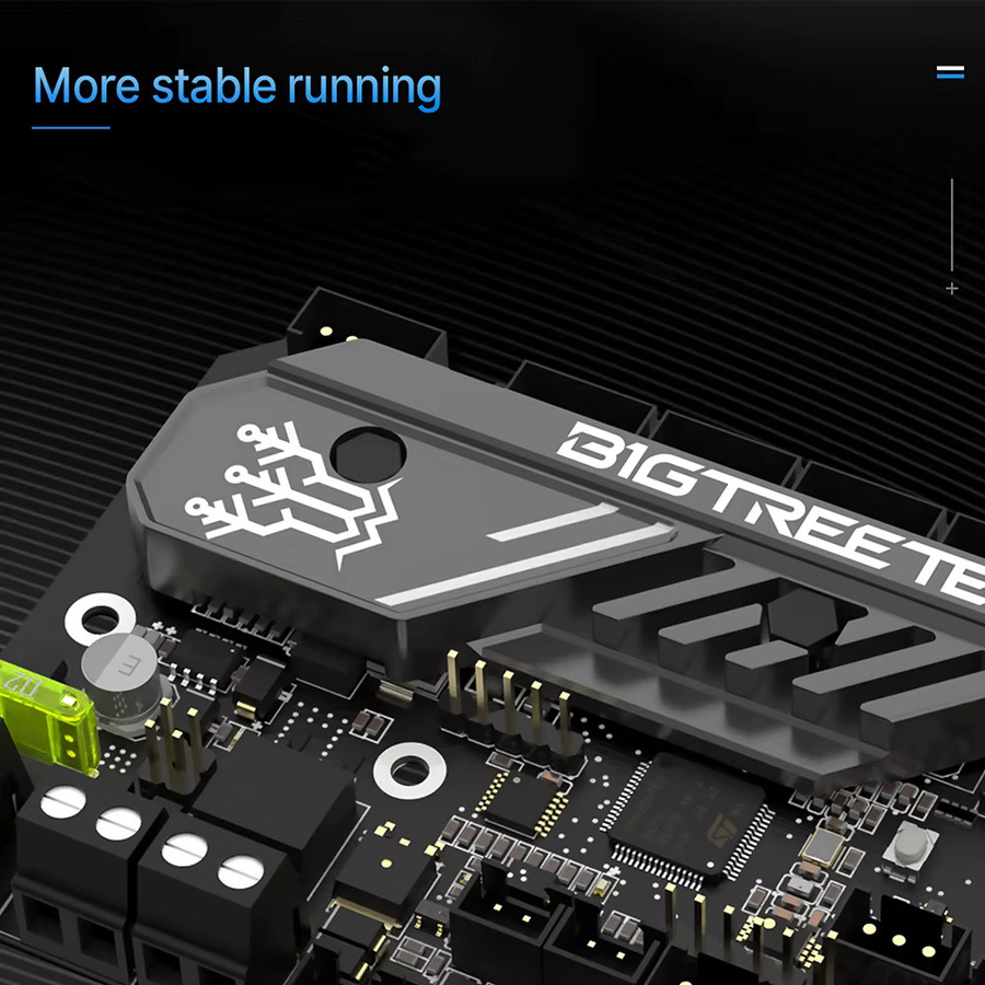 Bigtreetech SKR Mini E3 V 3.0 Motherboard mit TFT35 E3 V2.0 Bildschirm und TMC2209 Onboard für Ender 3 Pro und CR10 3D-Drucker in Schwarz - Bild 3