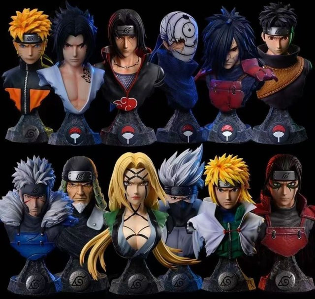 Bandai Naruto Handfigur mit Naruto-Sasuke-Frettchen-Büste, Puppe - Bild 1