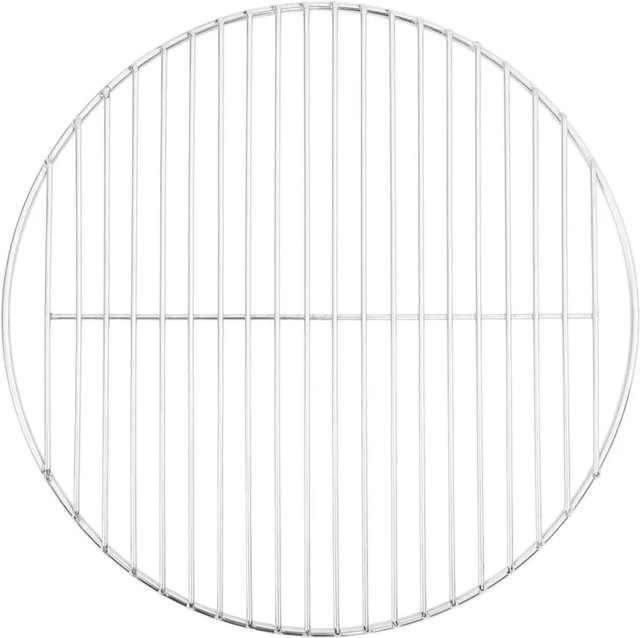 vidaXL Grillrost Rund aus Edelstahl in Silber Durchmesser: 40 cm - Bild 1