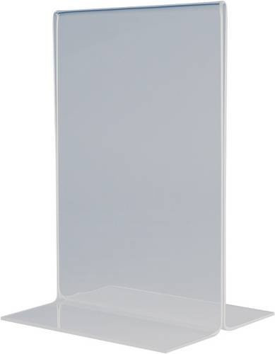 Magnetoplan Tischaufsteller Memo Holder transparent B: 10,5 cm, H: 14,8 cm - Bild 1