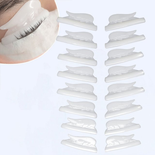 Lomansa Wimpernperm-Pads, 8 Paar, Silikon, Unisex - Bild 1