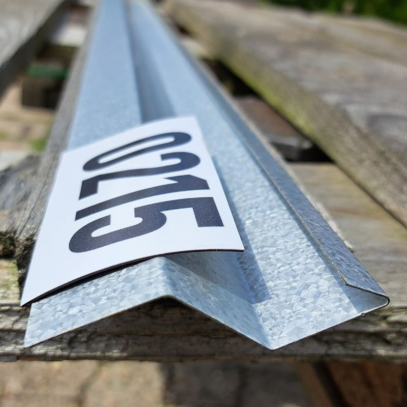 Friedrich von Lien AG Tropfkante aus verzinktem Stahl in Silber, Länge: 1,00 m - Bild 1