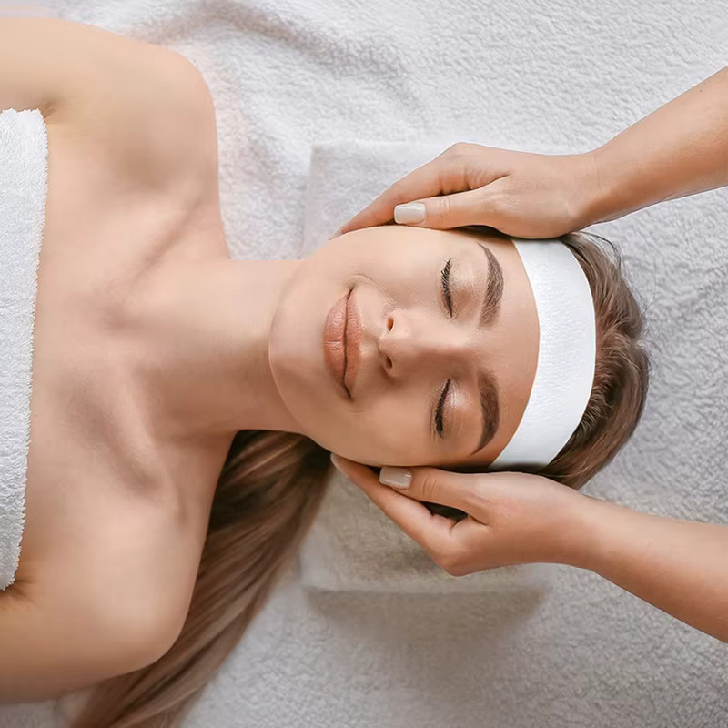 HMQ beauty Einweg-Spa-Stirnbänder, Vliesstoff, Damen - Bild 2