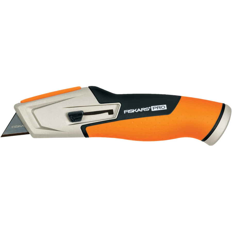 Fiskars CarbonMax Universalmesser mit einziehbarer Klinge in Orange und Schwarz - Bild 2