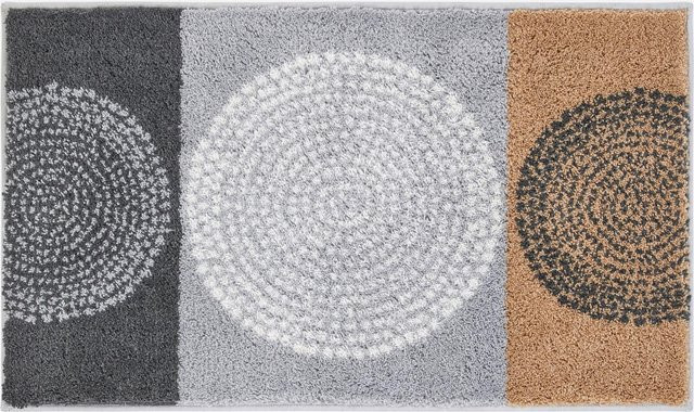 Rutschfeste Badematte von Heine Home in Grau aus 100% Polyacryl, geeignet für Fußbodenheizung - Bild 1