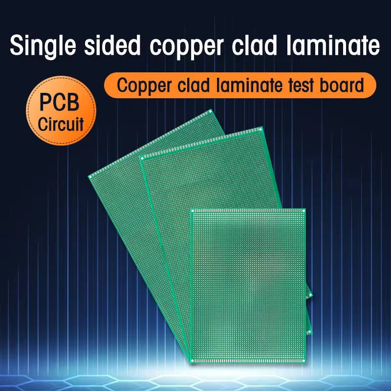 YTDMEN Einseitige PCB Prototyp Platine aus grünem Fiberglas, Universal Leiterplatte für DIY-Projekte, B/T: 15 x 20 cm oder 20 x 30 cm - Bild 2