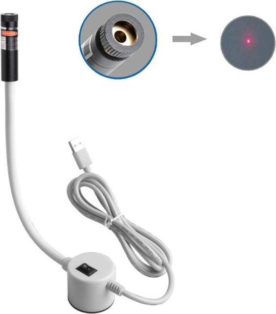Shengshijieda Rotes Laser-Nähmaschinenlicht für Quilten mit Infrarot-Punktform in Weiß und Rot - Bild 1